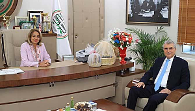 Başkan Yüce’den Baro Başkanı Yıldız’a tebrik ziyareti