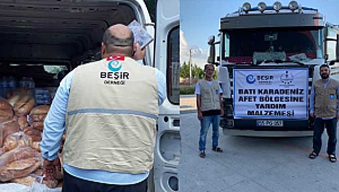 BEŞİR DERNEĞİ SEL BÖLGESİNDE 