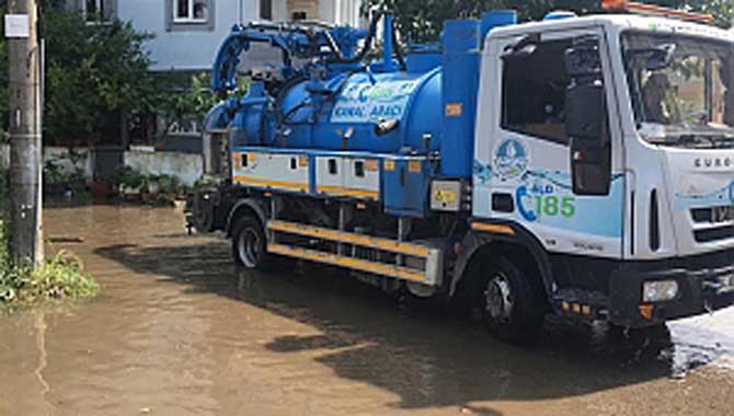 Büyükşehir anında müdahale ile olumsuzlukların önüne geçti