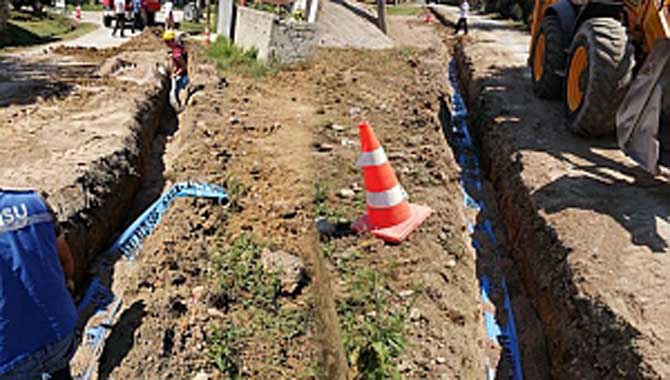 Ekinli’nin içmesuyu hattı yenileniyor