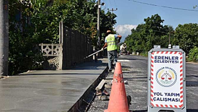 ERENLER’DE ÇALIŞMALAR TAM GAZ DEVAM EDİYOR