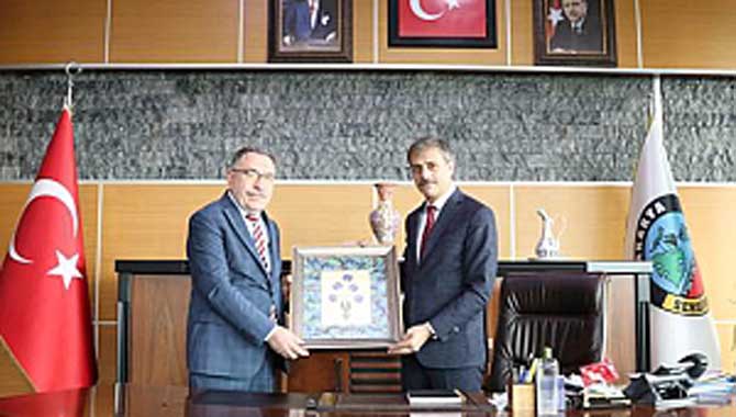 Kaymakam Çatmadım’dan Başkan Alemdar’a Veda Ziyareti