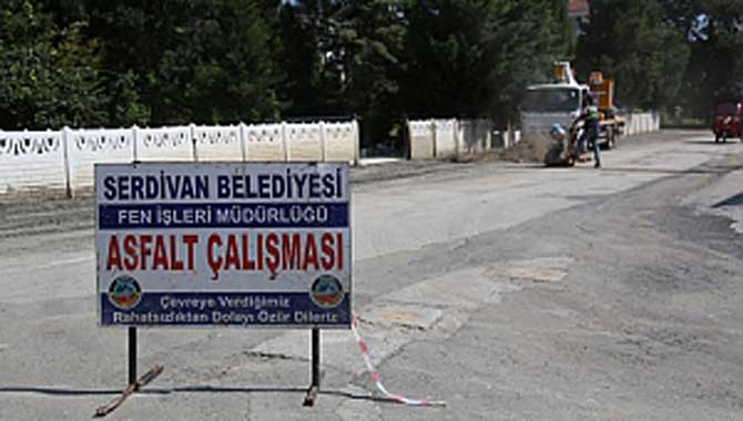 Plevne Caddesi Asfalta Hazır