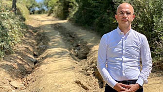 Serbes: Üzücü kaza yaşanmaması için, hasat başlamadan selden tahrip olan fındık bahçe yolları yapılmalı