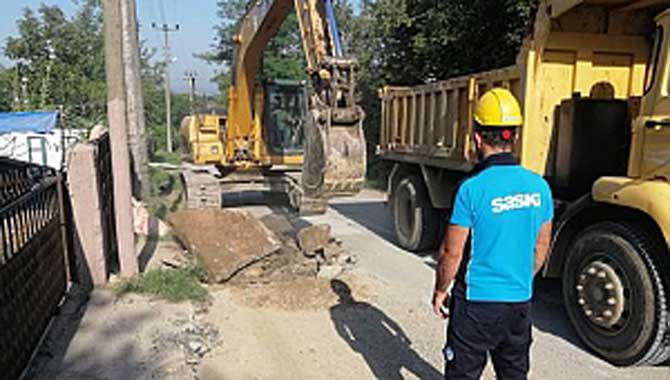 Sinanoğlu’nun içmesuyu hattı yenileniyor