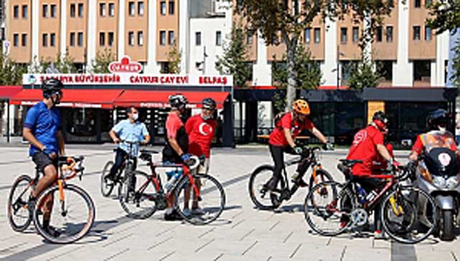 19 Eylül Gaziler Günü bisiklet turu ile anıldı