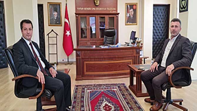 Başkan Özen’den, Kaymakam Canpolat’a Hayırlı Olsun Ziyareti