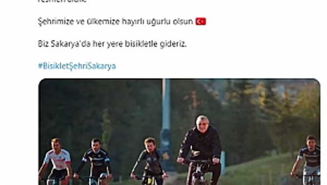 #BisikletŞehriSakarya Türkiye gündeminde