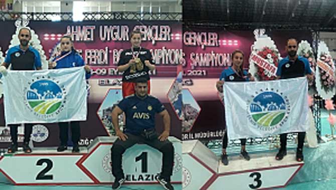 Büyükşehirli sporcular Elazığ’da madalyaları topladı