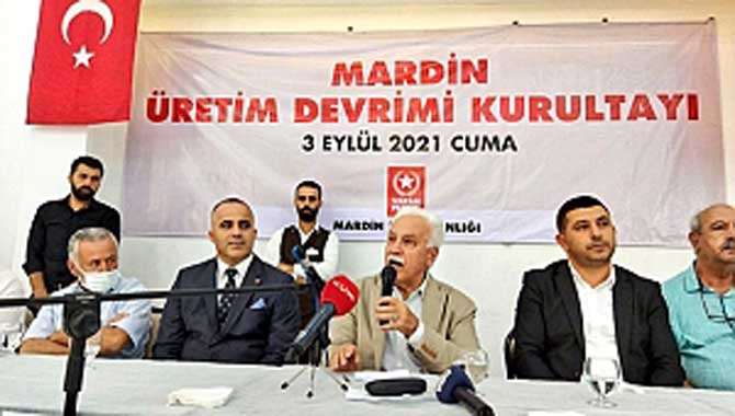 DOĞU PERİNÇEK MARDİN'DE KONUŞTU: İSTANBUL'A KANAL YAPACAĞIMIZA GAP'I BİTİRELİM