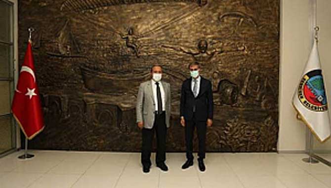 Kaymakam Candan'dan, Başkan Alemdar’a İade-i Ziyaret