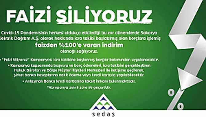 SEDAŞ icralık borçlardan faizleri siliyor
