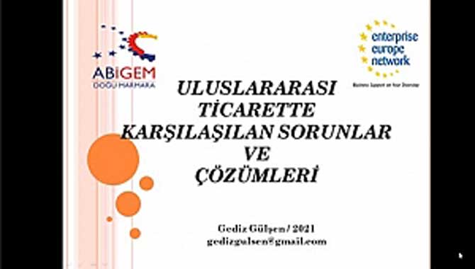 Uluslararası Ticarette Karşılaşılan Sorunlar ve Çözümler SATSO'da Anlatıldı