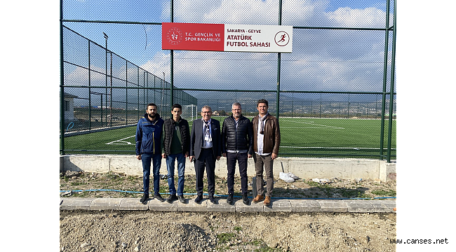 ASKF Başkanı Yaşar Zımba Geyve Atatürk Şehir Stadını inceledi