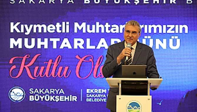Başkan Ekrem Yüce, muhtarlarla bir araya geldi 