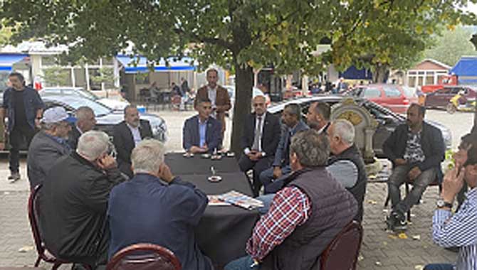 Dikbayır, Hendek Çamlıca Mahallesinde vatandaş ile bir araya geldi 