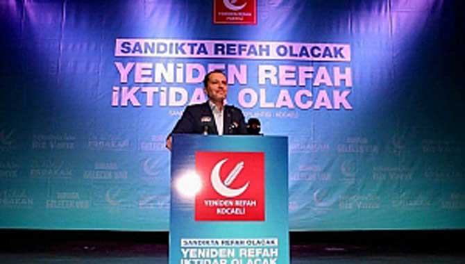 FATİH ERBAKAN: YENİDEN REFAH PARTİSİ İLK SEÇİMDE SANDIKLARDAN YANARDAĞ GİBİ PATLAYACAK! 