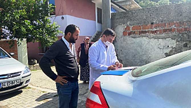 GEYVE'DE YATAĞA BAĞIMLI HASTALARA EVDE BAKIM HİZMETİ VERİLİYOR 