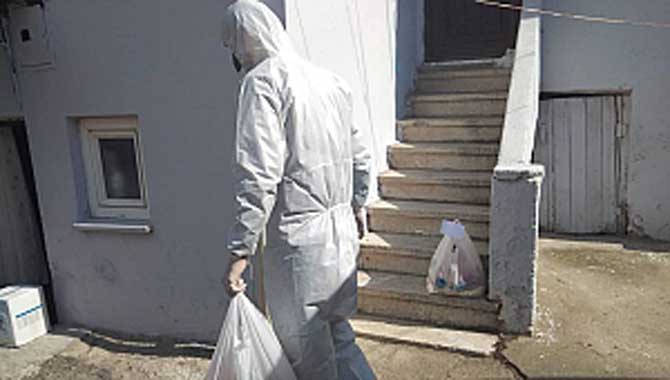 Karantina sokaklarına Büyükşehir desteği 