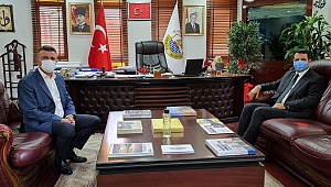 Kaymakam Canpolat’tan Başkan Özen’e Ziyaret 