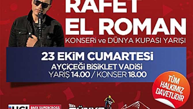 Rafet El Roman Ayçiçeği Vadisi'ne geliyor 