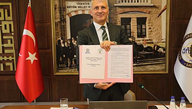 SATSO ile Filistin Qalqilya Ticaret Sanayi ve Tarım Odası arasında İyi Niyet Anlaşması İmzalandı 