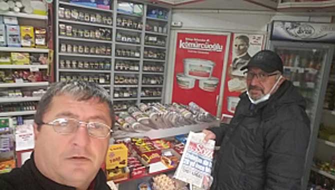 TARAKLI’DA GAZETE SATIŞI BAŞLADI 