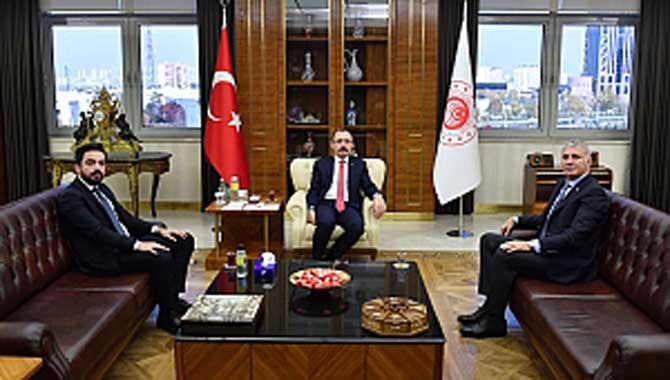 Başkan Altuğ'dan Ticaret Bakanı Mehmet Muş'a Ziyaret 