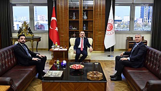 Başkan Altuğ'dan Ticaret Bakanı Mehmet Muş'a Ziyaret 