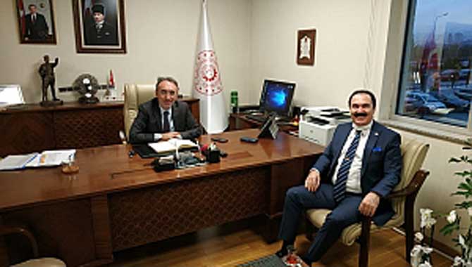 Başkan Türker Aygündüz, Genel Müdür Turan’ı ziyaret etti