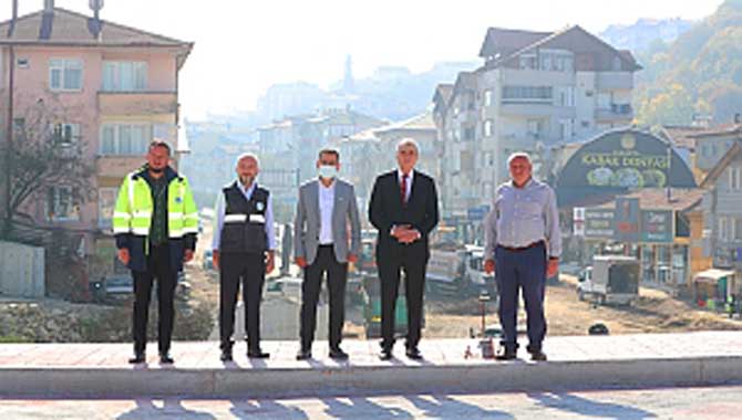 Başkan Yüce, proje alanında açıkladı 