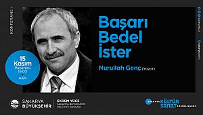 Büyükşehir Belediyesi usta yazarı okuyucularıyla buluşturacak 