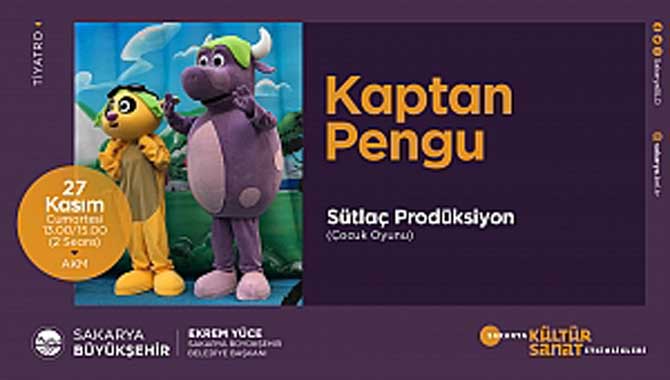 Çocuk tiyatrosu ‘Kaptan Pengu’ AKM’de sahnelenecek 