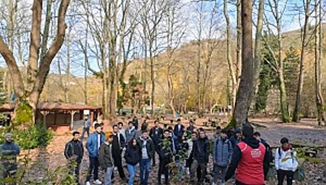 Denizcilik MYO öğrencileri Maden Deresi’ni keşfetti 