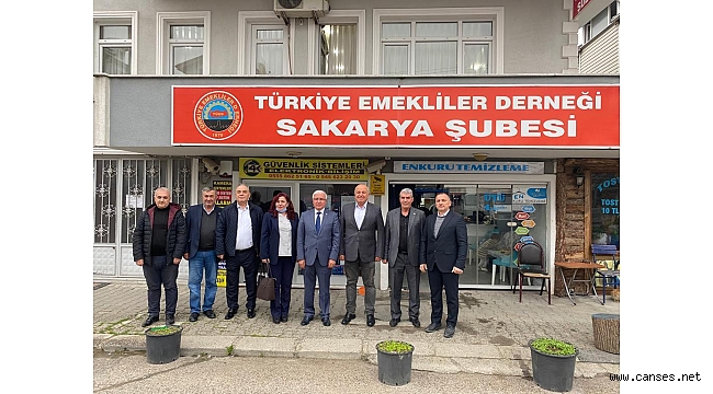 İsmail Ergül'den Türkiye Emekliler Derneği Sakarya Şubeye Ziyaret