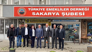 İsmail Ergül'den Türkiye Emekliler Derneği Sakarya Şubeye Ziyaret
