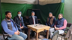 Kaymakam Canpolat ve Başkan Özen, Ziyaretlerine Devam Ediyor 
