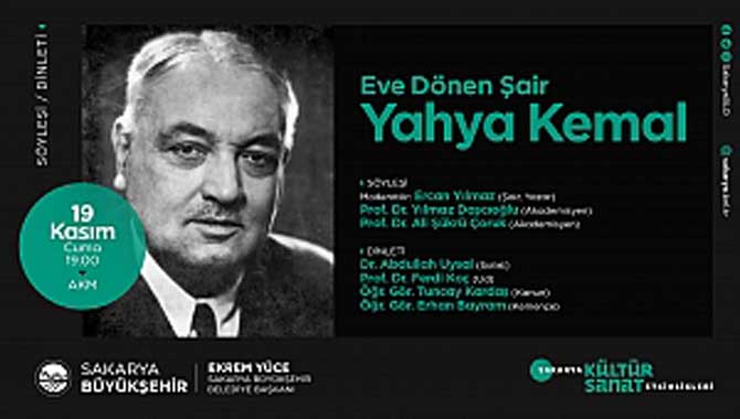 Yahya Kemal söyleşi ve dinleti programıyla anılacak 
