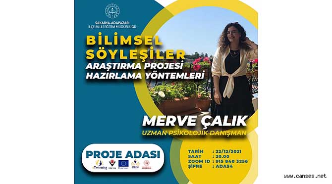 ADAPAZARI İLÇE MEM'DE BİLİMSEL SÖYLEŞİLER ZAMANI
