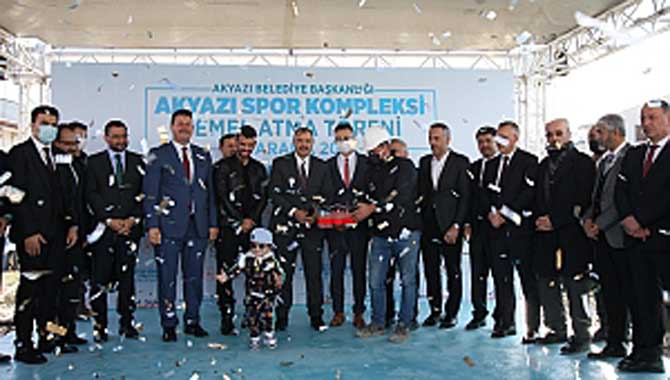 Akyazı Spor Kompleksi projesinde ilk adım atıldı 