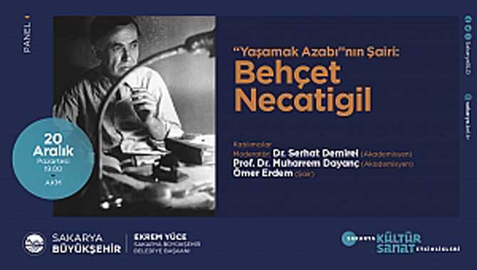 Behçet Necatigil paneli AKM’de 