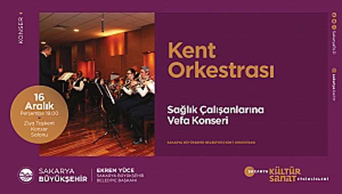 Büyükşehir’den sağlık çalışanlarına vefa konseri 