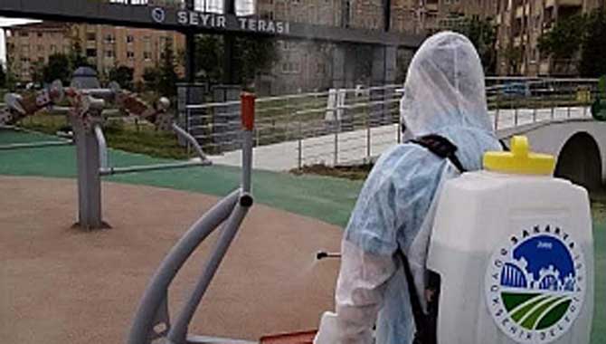 Büyükşehir dezenfekte çalışmalarını sürdürüyor 