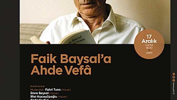 Faik Baysal'a ahde vefa gecesi AKM'de 