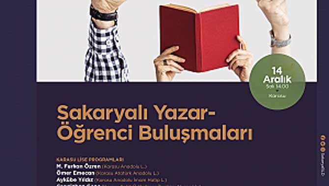 Sakaryalı yazarlar Karasu'da öğrencilerle buluşacak 