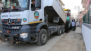 Serdivan Sokaklarında Asfalt Mesaisi 