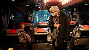 Başkan Yüce sürücülere ve yolculara çorba ikram etti 