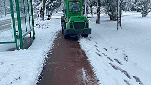 Sapanca’ da Kar Küreme ve Tuzlama Çalışmaları Devam Ediyor 