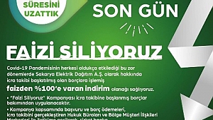 SEDAŞ’ın “Faizi Siliyoruz” kampanyası 31 Ocak tarihine uzatıldı