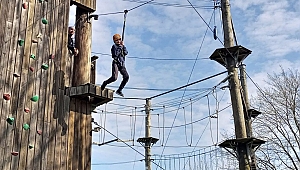 Macera Parkına 450 öğrenci misafir oldu 